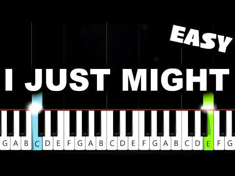 Bruno Mars - I Just Might - EASY Piano Tutorial