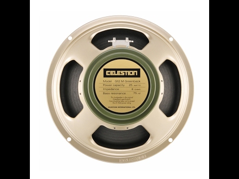 Celestion Impulse Response Greenback IR - Demo by Simon Gotthelf Gear Demos