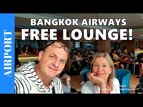LOUNGE GRATUITO para passageiros da Bangkok Airways! Bangkok Airways Lounge no Aeroporto de Suvarnabhumi