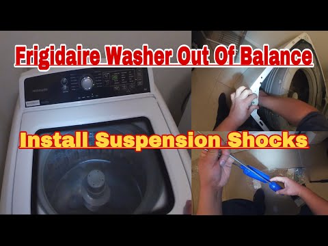 How to Fix Frigidaire Top Load Washer Off Balance | Banging On Sides |