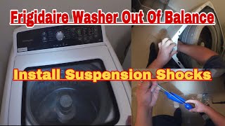 How to Fix Frigidaire Top Load Washer Off Balance | Banging On Sides |