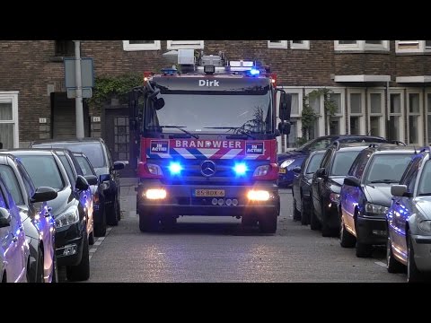 6X Brandweer met Spoed onderweg naar meldingen in Amsterdam
