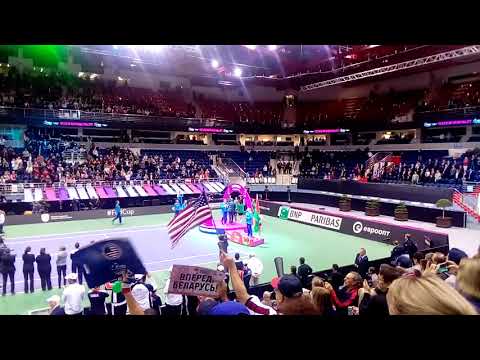 2017 Fed Cup Final trophy ceremony