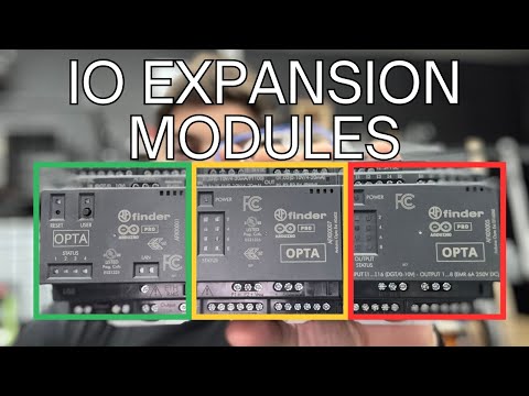 How to Add IO Expansion Modules to the Arduino Opta PLC!