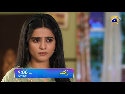 Zakham Episode 36 Promo | Sehar Khan | Aagha Ali | Tonight at 9:00 PM only on Har Pal Geo