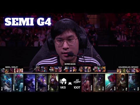 100T vs VKS - Game 4 | Semi Final LTA 2025 South vs North | 100 Thieves vs Vivo Keyd Stars G4 full