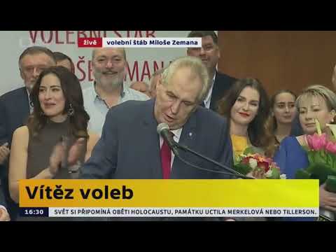 Miloš Zeman vítězem prezidentských voleb 2018
