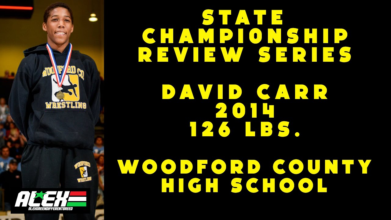 State Wrestling Championship match review w/ David Carr (Woodford County; 2014 126 lbs.)