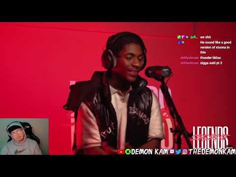 Demon Kam Reacts to Thunder Bklu - Freestyle | Open Mic @ Studio Of Legends