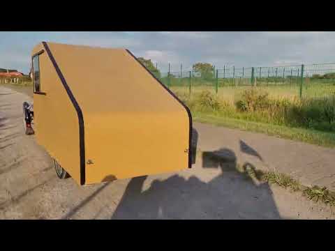 Probefahrt FaW Wo; Wohnanhänger; Wohnwagen selber bauen; Fahrradwohnwagen; FaWo