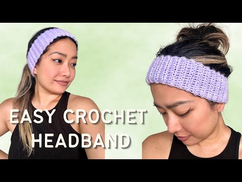 Easy Crochet Headband Tutorial for Beginners