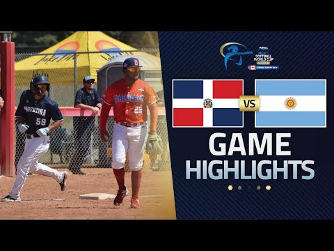 HIGHLIGHTS | 🇩🇴 Dominican Republic vs 🇦🇷 Argentina | WBSC Men's Softball World Cup Finals 2025