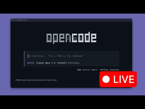 [VOD] WORKING AT GOOGLE?? OPENCODE AI BEAST MODE!