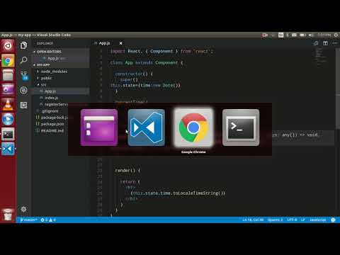 React Js Tutorial 16 Make Simple Time Clock With React Js