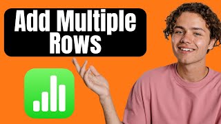 How to Add Multiple Rows in Apple Numbers Spreadsheet