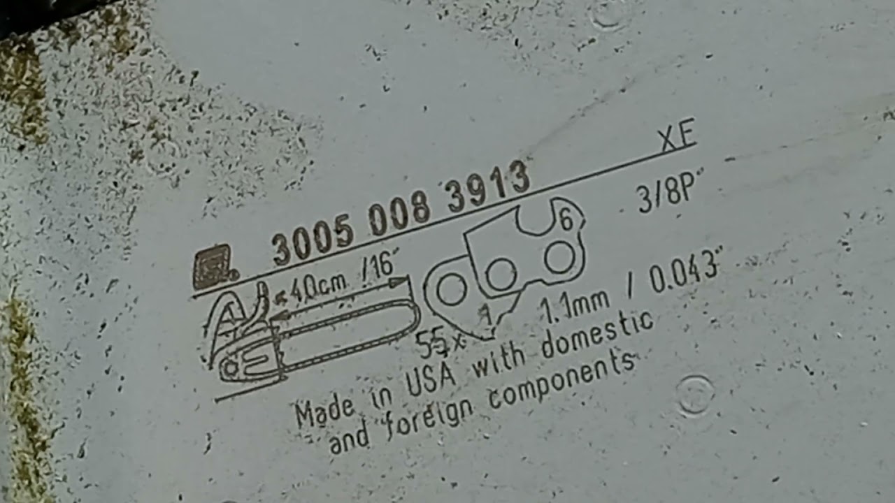 RDMJ.COMO COMPRAR LA CADENA CORRECTA PARA TU MOTOSIERRA STIHL O HUSQVARNA