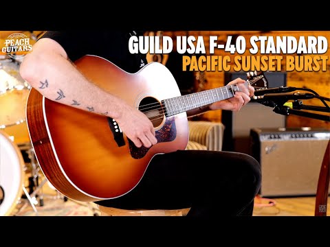 Guild USA F-40 Standard | Pacific Sunset Burst image 10