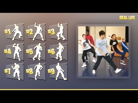 ADIVINA EL BAILE DE FORTNITE EN LA VIDA REAL | tusadivi