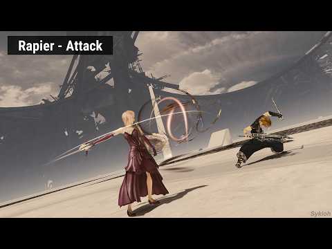【FF13 Lightning Returns】Lightning's Attack Animations | Physical Abilities