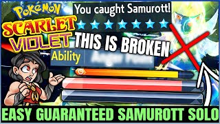 Best Pokemon to Solo 7 Star Samurott Fast & Easy Every Time - Raid Guide - Pokemon Scarlet Violet!