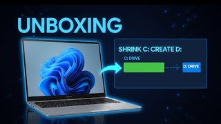 Galaxy Book 4 Unboxing & Partition Guide | Create D Drive for Data Storage