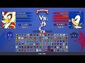 Hell Reaper Shadow Sonic Explosive VS Shadow Ultra Ego Sonic DBZ I Sonic Battle MUGEN HD
