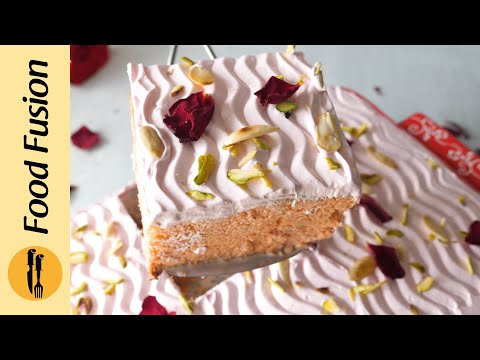 Eid Special Rose Milk Cake Recipe by Food Fusion