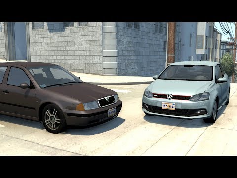 Crossroad Car Crashes #32 - BeamNG.Drive