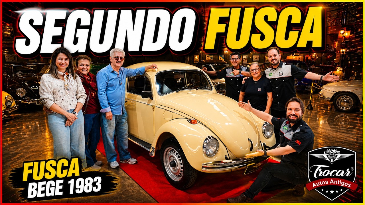 Ele Gostou Tanto do Primeiro... Que Trouxe Outro Fusca! 💛 Resultado Incrível!