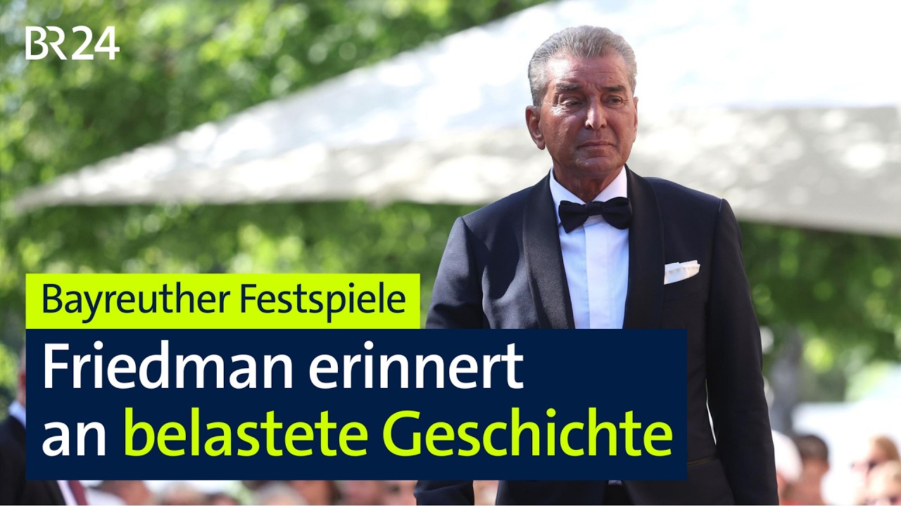 Belastete Geschichte: Das sagt Michel Friedman zu Bayreuther Festspielen | BR24