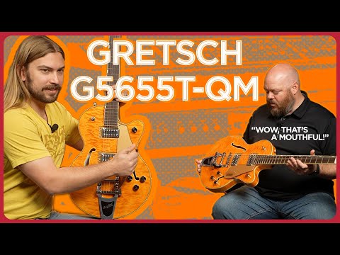 Langweiliger Name, unglaubliche Gitarre! Gretsch G5655T QM