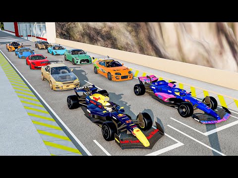 Big Ramp Jumps with Expensive Cars #31 |  BeamNG Drive | BeamNG 206IX
