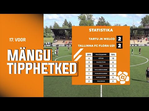 Tartu Welco - Tallinna FC Flora U21 I 2:2 I Esiliiga 17. voor I 2024