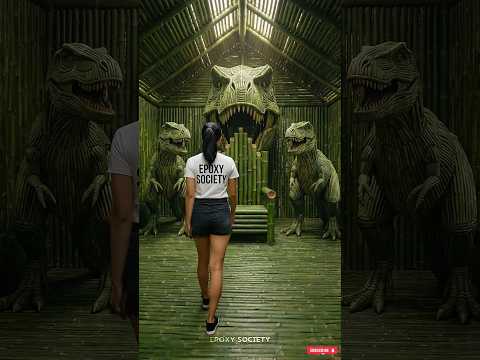 Girl Locked Inside a T-Rex House… You Won’t Believe What Happens! 🦖