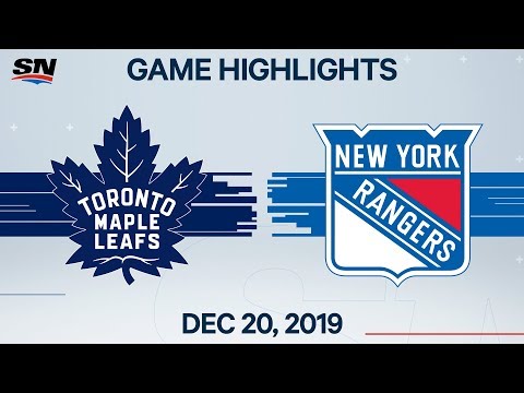 NHL Highlights | Maple Leafs vs. Rangers – Dec. 20, 2019