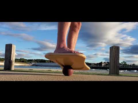 CoolBoard balance board on Ball - balance training in 3D - Surf Foil Ski Snowboard SUP Core & Rehab