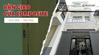 CỬA COMPOSITE VÂN GỖ HOÀN HẢO CHO NHÀ PHỐ | Minh Bảo Door