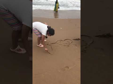 Aarna hiya in wonderland family at the beach