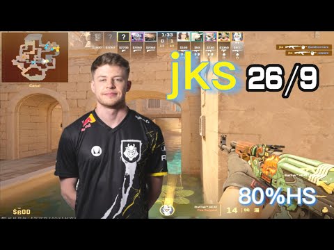 jks CS2 ANUBIS POV （26/9）81%Headshots   ￨ (CS2 FACEIT POV) Nov 13, 2023