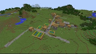 Download lagu Big 1.8.8 Minecraft village seed with blacksmith, horses, and diamonds mp3