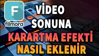 Filmora'da Video Sonuna Karartma Efekti Nasıl Eklenir