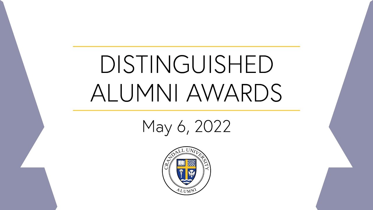 Rev. Dr. Daniel Goodwin - 2022 Distinguished Alumni Awards - Crandall University