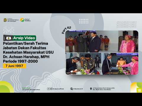 Pelantikan Serah Terima Jabatan Dekan Fakultas Kesehatan Masyarakat USU Dr. Achsan Harahap, MPH