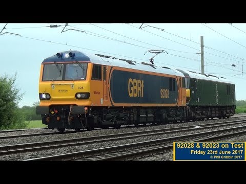92028 & 92023 on Test - 23rd June 2017