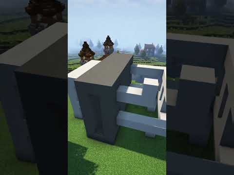 Edv9 - Minecraft Simple Modern House 🏡 #minecraft #shorts #gaming | Modern house