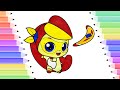 색칠공부 캐치티니핑 원더핑 색칠하기 Coloring Book Catch Teenieping Coloring Book