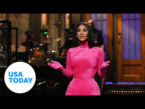 Kim Kardashian West takes jabs at family and Kanye West on SNL | USA TODAY