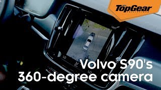 Check out Volvo S90's cool park assist 360-degree camera