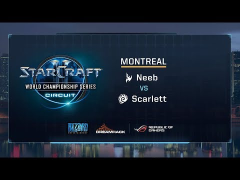 Neeb vs Scarlett PvZ - Quarterfinals - WCS Montreal 2017 - StarCraft II