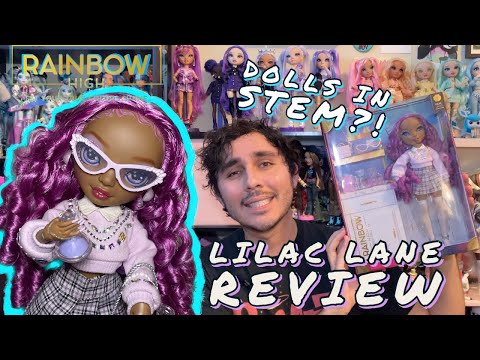 Lilac Lane Rainbow High NEW FRIENDS Doll Review!! 💜🧪🔬 1 of 3 New Body Molds Introduced!